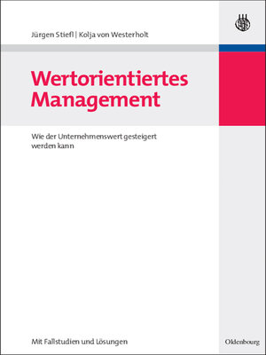 cover image of Wertorientiertes Management